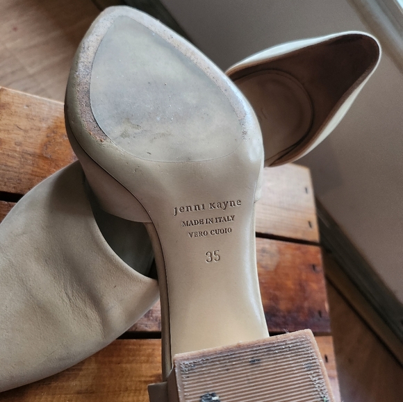 Jenni Kayne size 35 tan heels - Picture 4 of 6